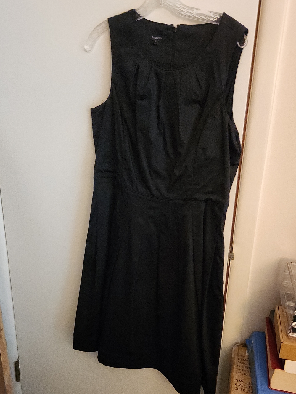 Talbots Black Sleeveless A-Line Dress